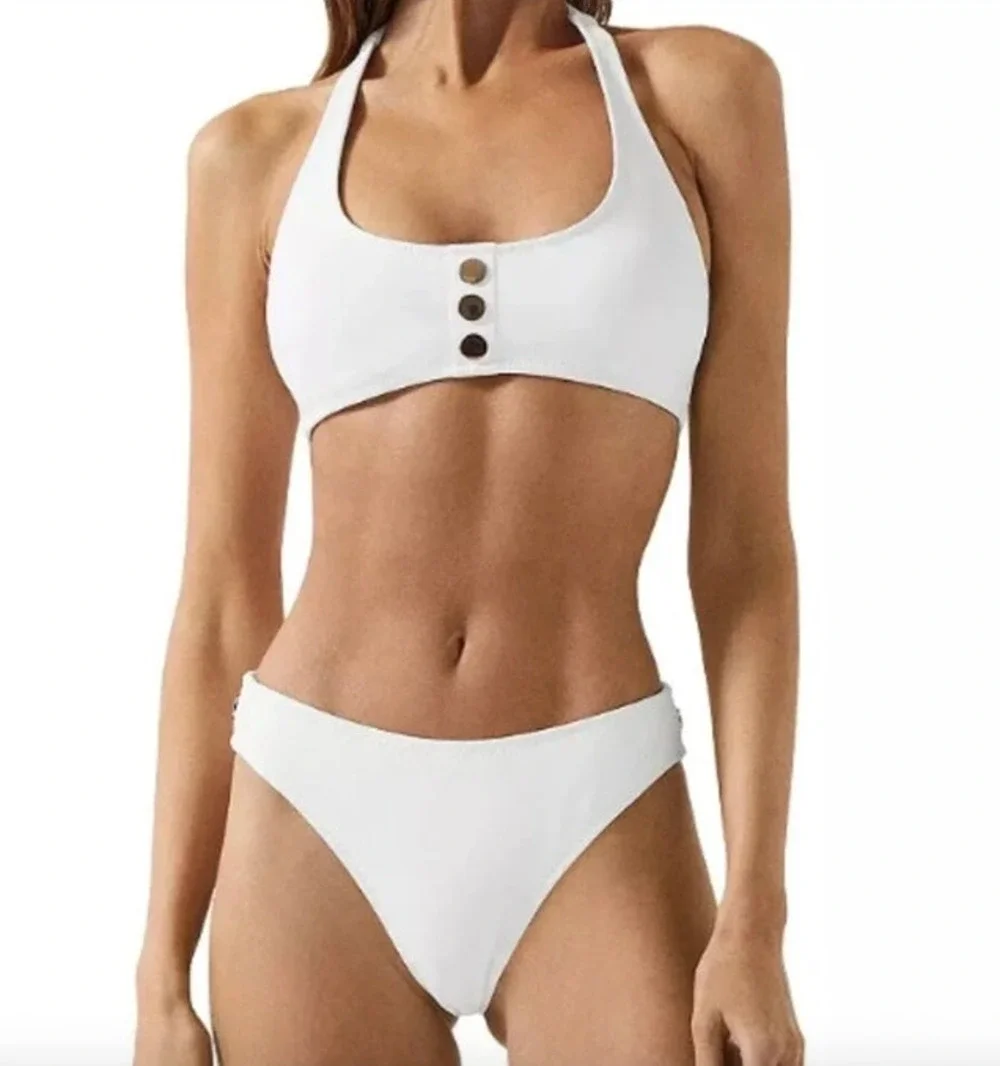 REISS Iris Bathing Suit Size 6 NEW Top and Bottom Set Swimwear Swim $160